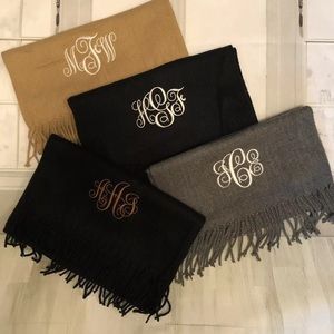 Monogrammed Scarf